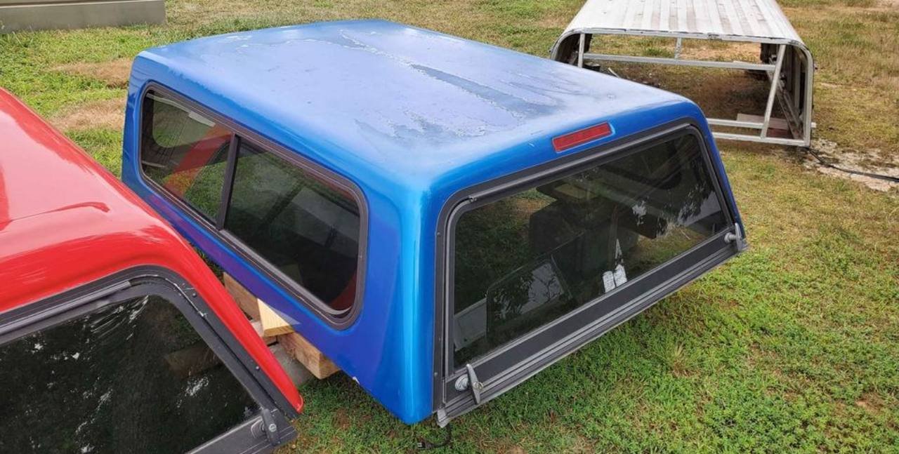 1993–2011 Ford Ranger Camper Shell — Blue (6 ft Bed) view 4