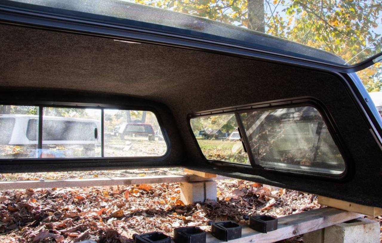 2015–2020 Ford F-150 Camper Shell — Black (5.6 ft Bed)