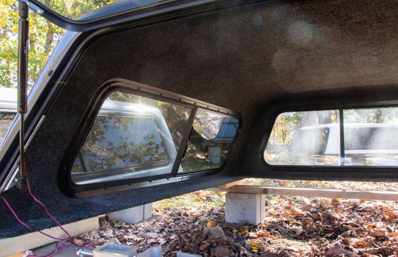 2015–2020 Ford F-150 Camper Shell — Black (5.6 ft Bed) view 2