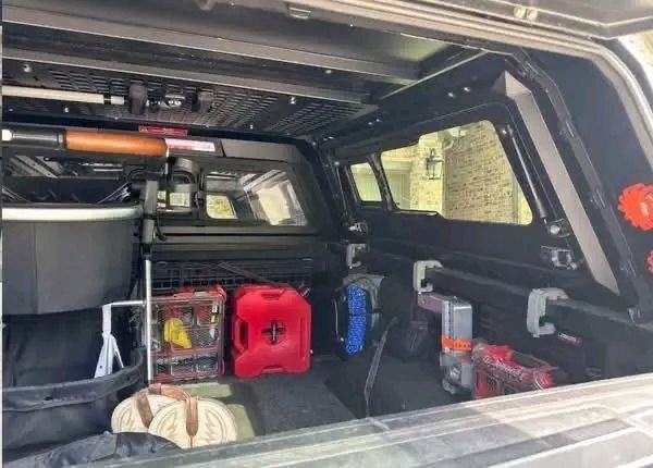 2019–2022 GMC Sierra Modular Aluminum Canopy view 4